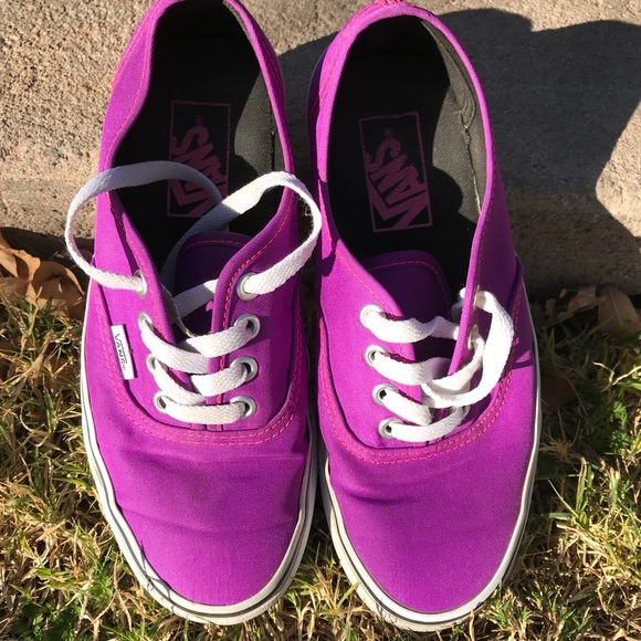 pink and purple vans shoes